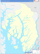 Ketchikan Gateway Borough (County), AK Digital Map Basic Style